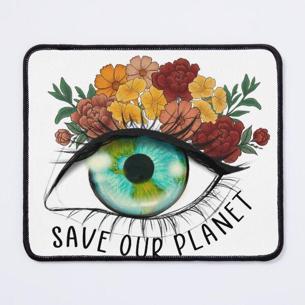 Item preview, Save Our Planet Eye Art | Earth Day Shirt | Environmental Activist Gift designed and sold by DigitalChickHub.