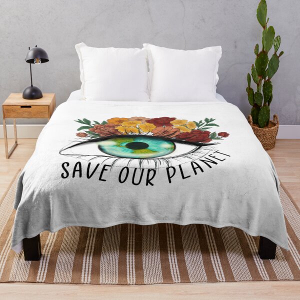 Item preview, Save Our Planet Eye Art | Earth Day Shirt | Environmental Activist Gift designed and sold by DigitalChickHub.