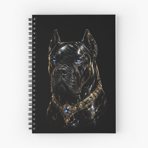 Item preview, Regal Cane Corso – Black & Gold Mastiff Dog Art designed and sold by TheLumina.