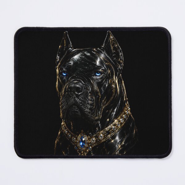 Item preview, Regal Cane Corso – Black & Gold Mastiff Dog Art designed and sold by TheLumina.
