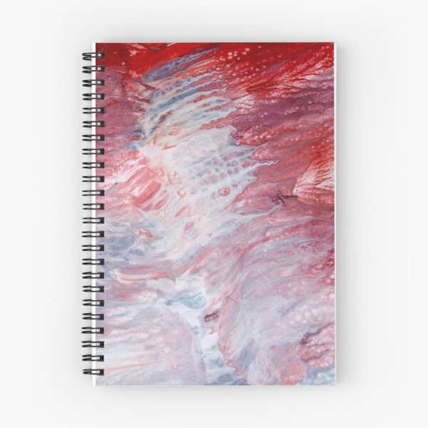 Item preview, Red, Gray, and White Abstract, Acrylic Painting by Noora Elkoussy designed and sold by Noora Elkoussy.