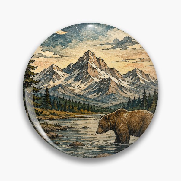 Item preview, Bear in the Lake Artwork designed and sold by Mountainman420.