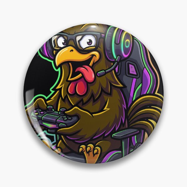 Item preview, Pro Gamer Chicken RGB Gaming Rooster designed and sold by WearTheVibe Store.