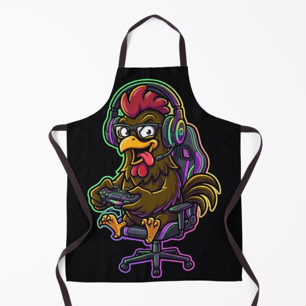 Item preview, Pro Gamer Chicken RGB Gaming Rooster designed and sold by WearTheVibe Store.
