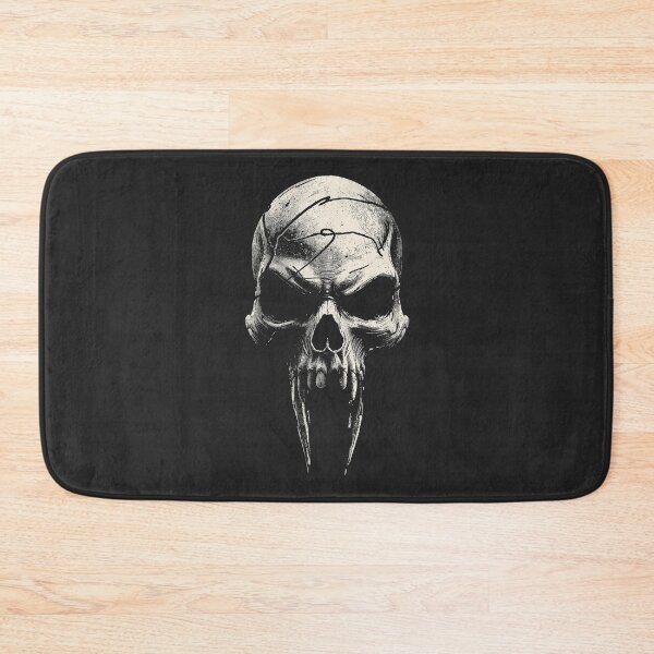Item preview, Gothic Vampire Skull Long Fangs Ink Art designed and sold by ERODED SELF.