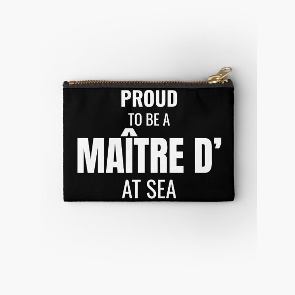 Item preview, Proud to be a Maître D' at Sea (White) designed and sold by ShipCrewNation.