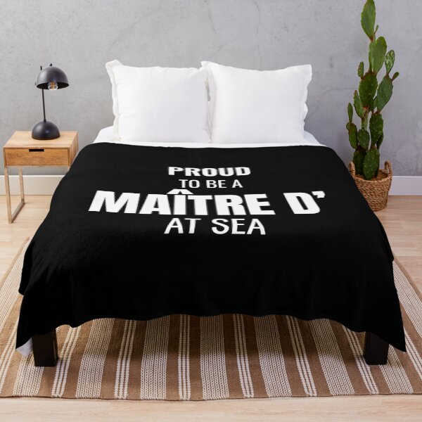 Item preview, Proud to be a Maître D' at Sea (White) designed and sold by ShipCrewNation.