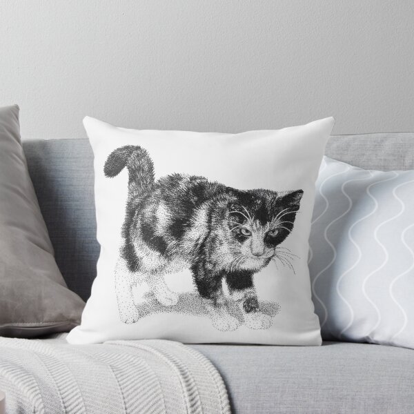 Item preview, Calico Grayscale designed and sold by Cora Worthington Art.