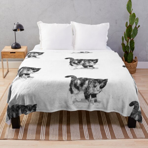 Item preview, Calico Grayscale designed and sold by Cora Worthington Art.