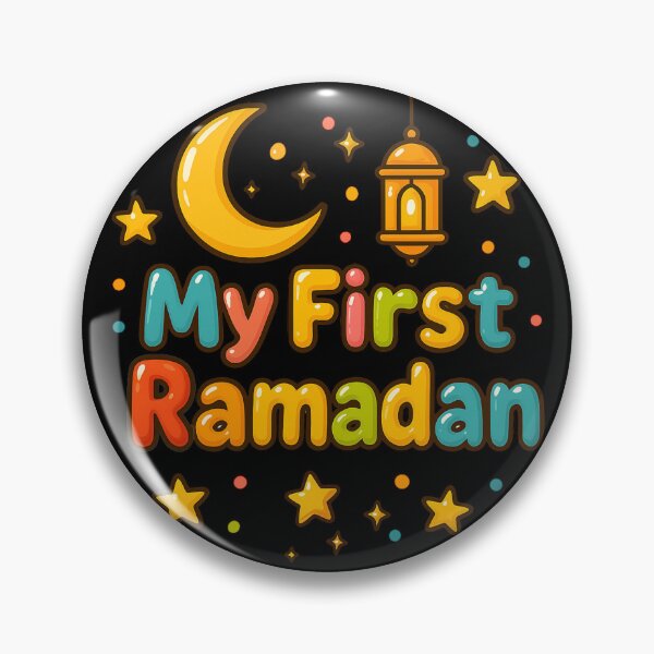 Item preview, My First Ramadan (V.4) – Cute Islamic Lantern and Moon Design for Kids designed and sold by D-Islamic.