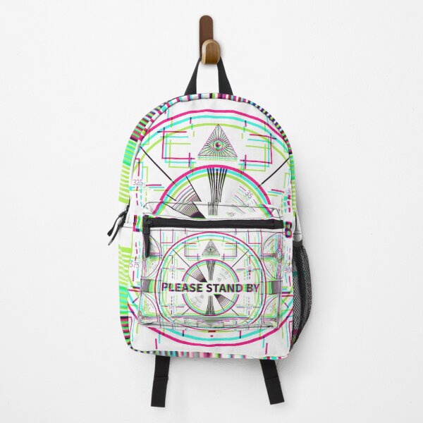 Item preview, Please Stand By Synthwave Circle designed and sold by animinimal.