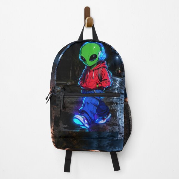 Item preview, Neon Alien Streetwear Night Walk designed and sold by DWolf04.