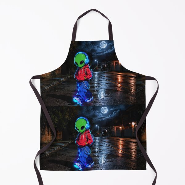 Item preview, Neon Alien Streetwear Night Walk designed and sold by DWolf04.