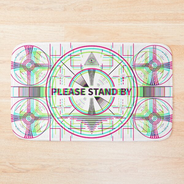 Item preview, Please Stand By Synthwave Circle designed and sold by animinimal.