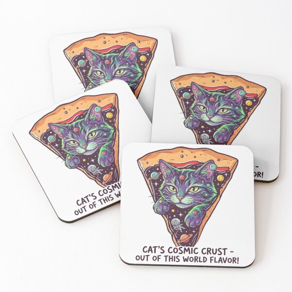 Item preview, Cat Cosmic Crust Out Of This World Flavor Pizza Space designed and sold by Amir Faysal.