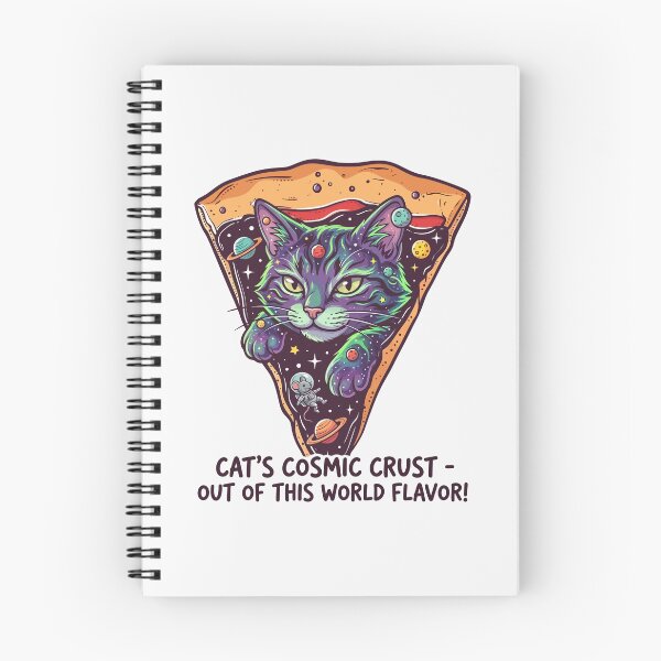 Item preview, Cat Cosmic Crust Out Of This World Flavor Pizza Space designed and sold by Amir Faysal.