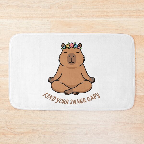 Item preview, Find Your Inner Capy Funny Capybara Yoga T-Shirt designed and sold by fowzi shokri.