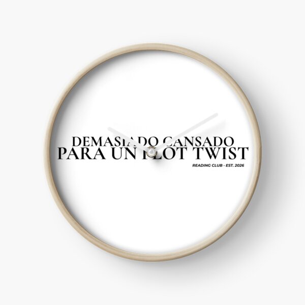Item preview, Too Tired for a Plot Twist - Reader Humor, Reading Club Est. 2026 designed and sold by TrazoLibreCo7.