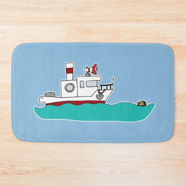 Item preview, Funny Ocean Meme Sticker | Keep Afloat Cartoon Decal & Scuba Diver Steamboat Art designed and sold by MyxaART.