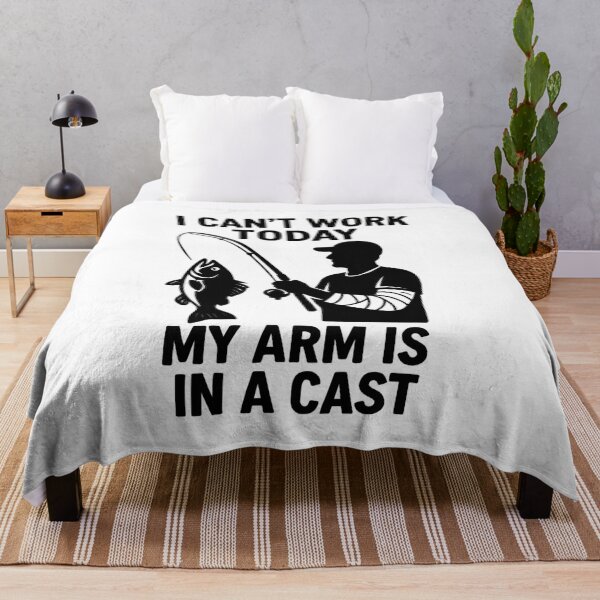 Item preview, Funny angler saying: My arm is in a cast designed and sold by Pineapple-Tree.