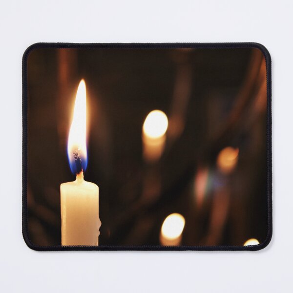Item preview, Warm Glowing Candle Light Fine Art Photo Print designed and sold by OnHeathAndMoor.