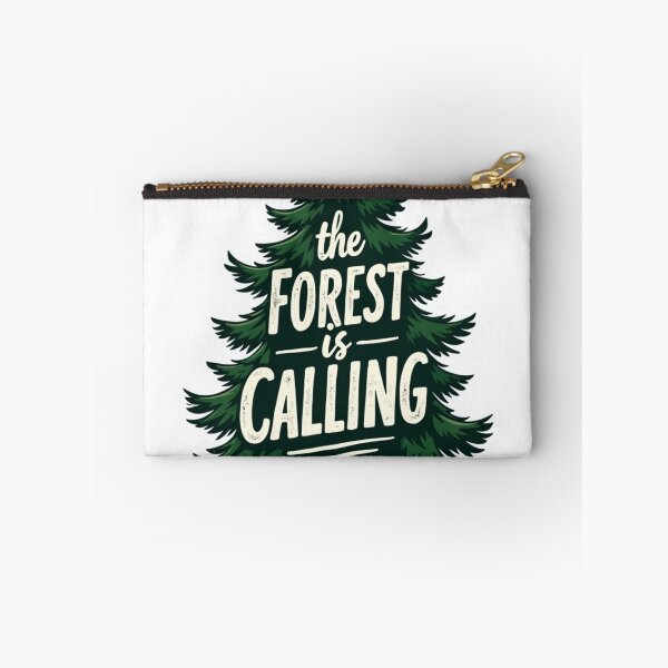 Item preview, Retro Adventure The Forest is Calling Quote on Pine Tree Icon designed and sold by GabeMountainArt.