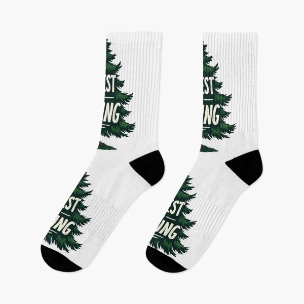 Item preview, Retro Adventure The Forest is Calling Quote on Pine Tree Icon designed and sold by GabeMountainArt.