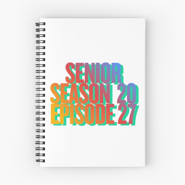 Item preview, Senior Season Episode 27 Gradient Typography Design designed and sold by VibranPalette.