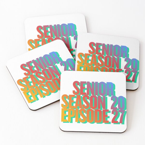 Item preview, Senior Season Episode 27 Gradient Typography Design designed and sold by VibranPalette.