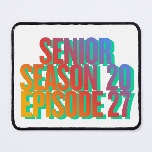 Item preview, Senior Season Episode 27 Gradient Typography Design designed and sold by VibranPalette.