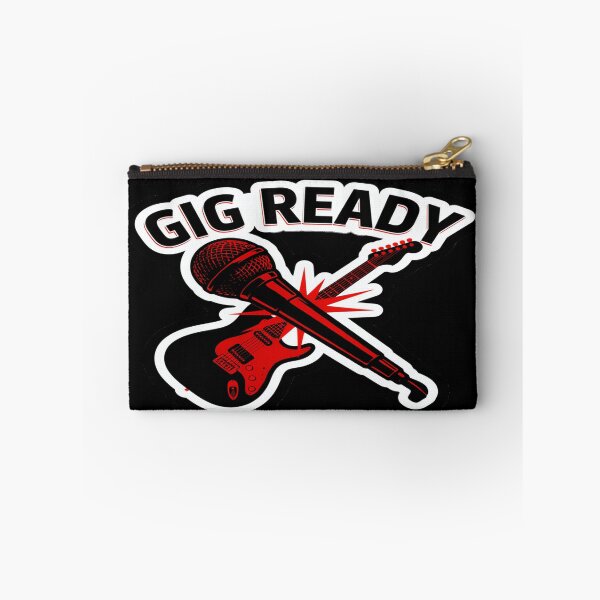Item preview, Gig Ready – Crossed Guitar Microphone Rock Design designed and sold by Midnight Veil Designs.
