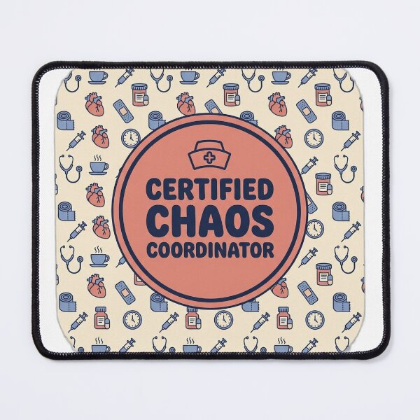Item preview, Funny Nurse Shirt - Certified Chaos Coordinator Gift designed and sold by Harlo.co.