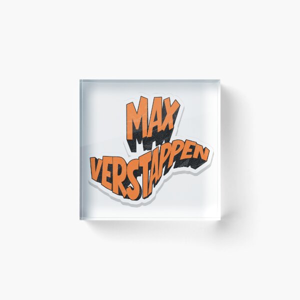Item preview, Max Verstappen (White Outline) designed and sold by BTWCards.