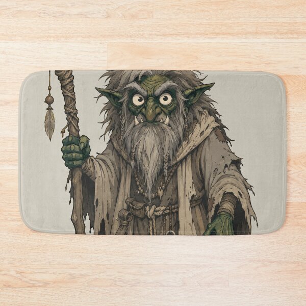Item preview, Grizzled Goblin Sage with Staff designed and sold by Javier Narváez Solarte.