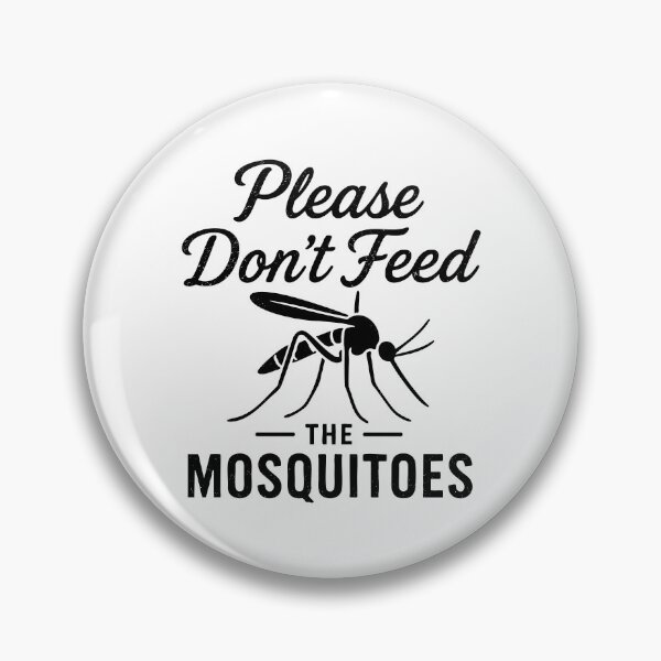 Item preview, Please Don't Feed the Mosquitoes Funny Mosquito Hiking Humor designed and sold by gunaone-design.