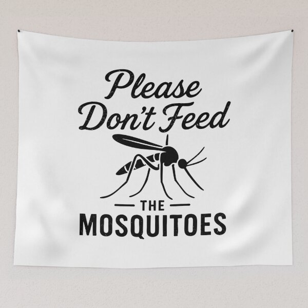 Item preview, Please Don't Feed the Mosquitoes Funny Mosquito Hiking Humor designed and sold by gunaone-design.
