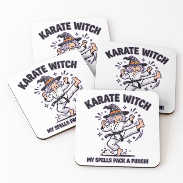 Item preview, Karate Witch - Funny Martial Arts designed and sold by TontikDesign.