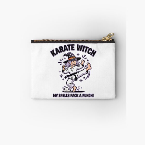 Item preview, Karate Witch - Funny Martial Arts designed and sold by TontikDesign.