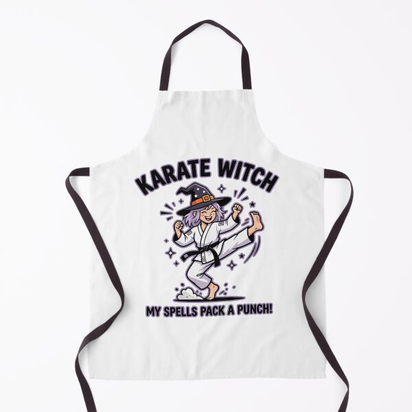 Item preview, Karate Witch - Funny Martial Arts designed and sold by TontikDesign.