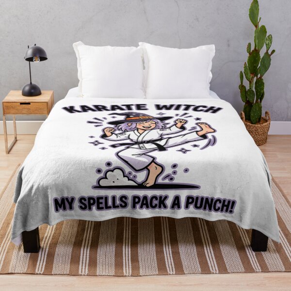 Item preview, Karate Witch - Funny Martial Arts designed and sold by TontikDesign.