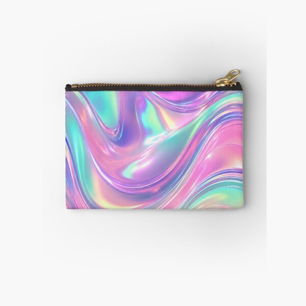 Item preview, Holographic Liquid Iridescent Wave Abstract Modern Fluid designed and sold by teemix.