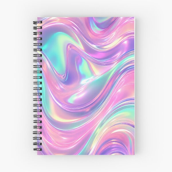 Item preview, Holographic Liquid Iridescent Wave Abstract Modern Fluid designed and sold by teemix.