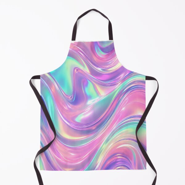 Item preview, Holographic Liquid Iridescent Wave Abstract Modern Fluid designed and sold by teemix.