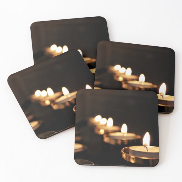 Item preview, Peaceful Candlelight Votive Memorial Mood Photography designed and sold by OnHeathAndMoor.
