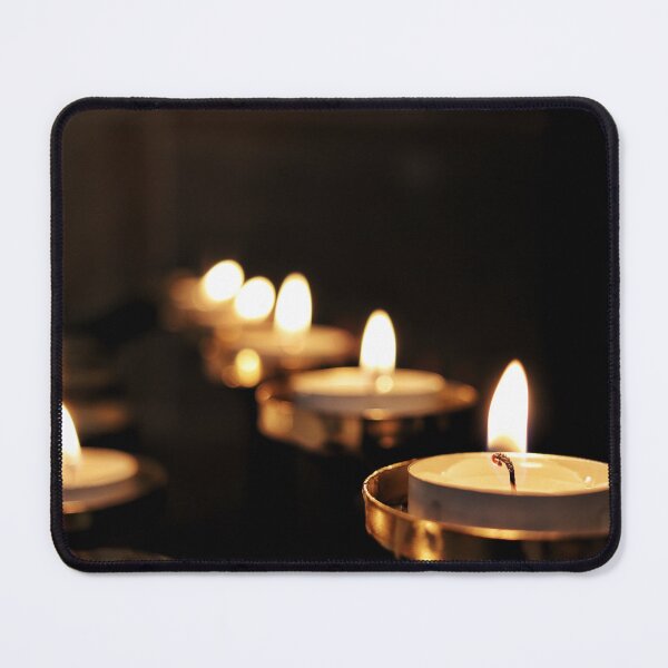 Item preview, Peaceful Candlelight Votive Memorial Mood Photography designed and sold by OnHeathAndMoor.
