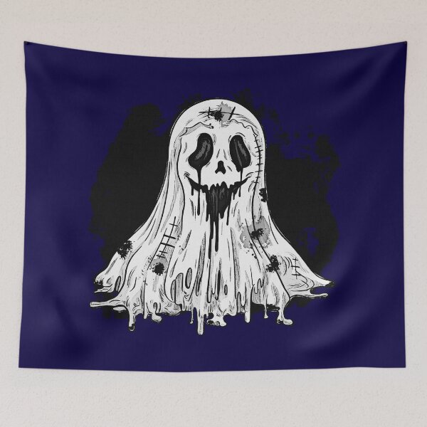 Item preview, Halloween outfit, spooky ghost with spots, black and white designed and sold by Kirei-Lily.