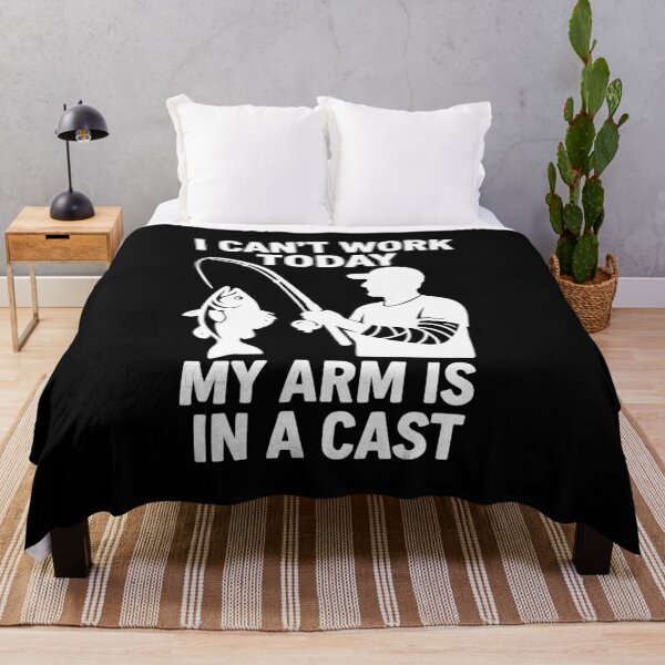 Item preview, Funny angler saying: My arm is in a cast designed and sold by Pineapple-Tree.