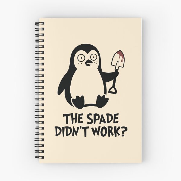 Item preview, Unhinged Penguin With Blood Spade Dark Humor Funny Animal designed and sold by Amir Faysal.