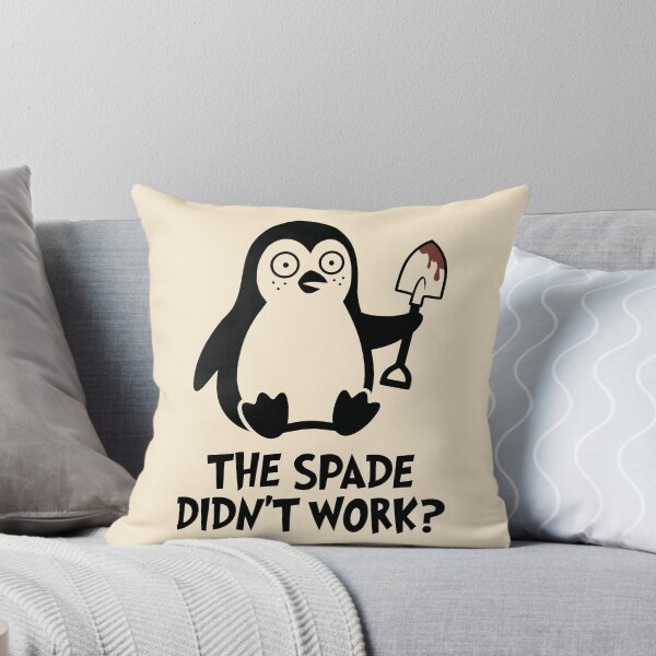 Item preview, Unhinged Penguin With Blood Spade Dark Humor Funny Animal designed and sold by Amir Faysal.