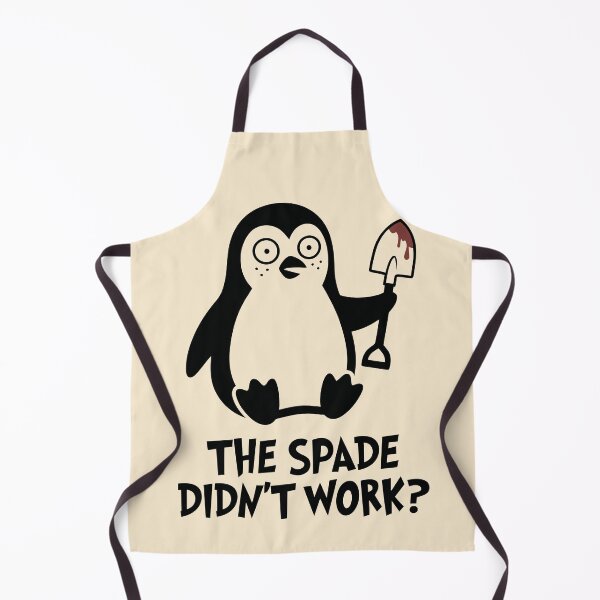 Item preview, Unhinged Penguin With Blood Spade Dark Humor Funny Animal designed and sold by Amir Faysal.